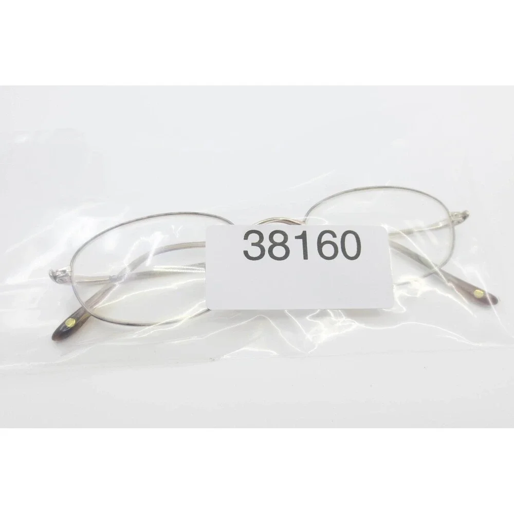 Liz Claiborne Gold Oval Eyeglasses Frames Italy 50-18-140 38160